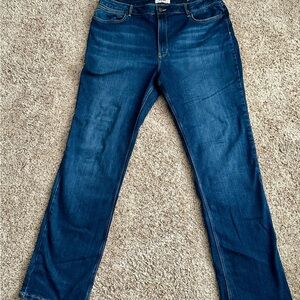 Wrangler Women's Deep Blue Straight Leg Jeans